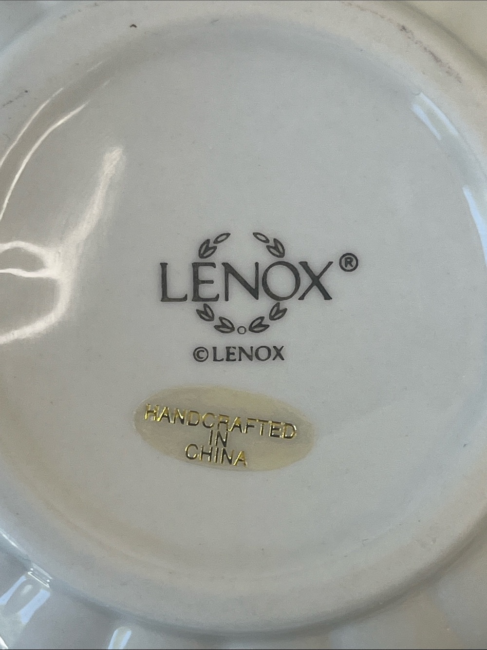 Vintage Lenox Rose Blossom Ivory Gold Trim Bowl - Picture 3 of 7